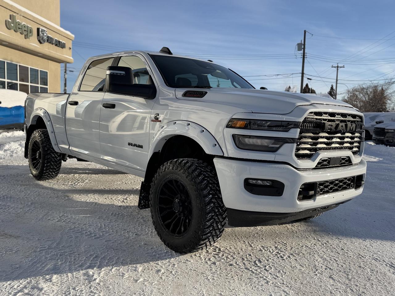 2026 Ram 2500 Big Horn Night Edition Crew Cab 4x4 | Rig Ready Ram | CASPER | Backup Camera | NAV | Remote Start Redwater AB