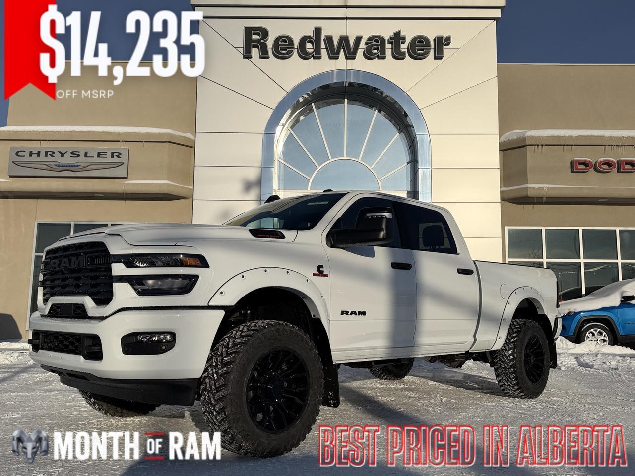 2026 Ram 2500 Big Horn Night Edition Crew Cab 4x4 | Rig Ready Ram | CASPER | Backup Camera | NAV | Remote Start