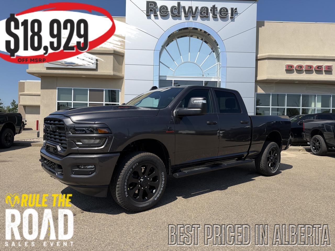 2026 Ram 2500 Black Express Crew Cab 4x4 | Blackout Appearance | Touchscreen | Backup Camera | Trailer Tow Group