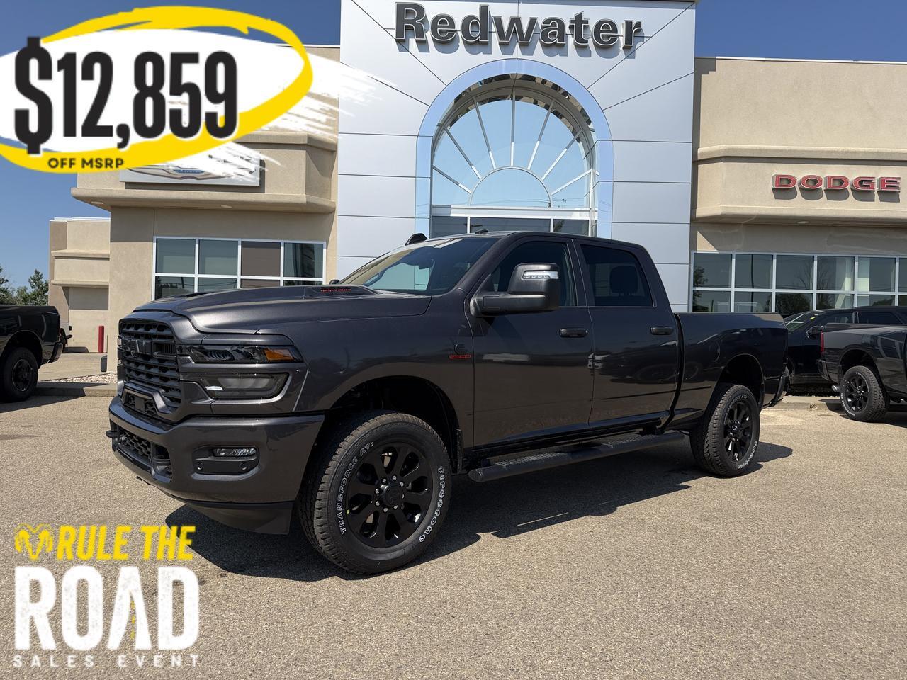 2026 Ram 2500 Black Express Crew Cab 4x4 | Blackout Appearance | Touchscreen | Backup Camera | Trailer Tow Group