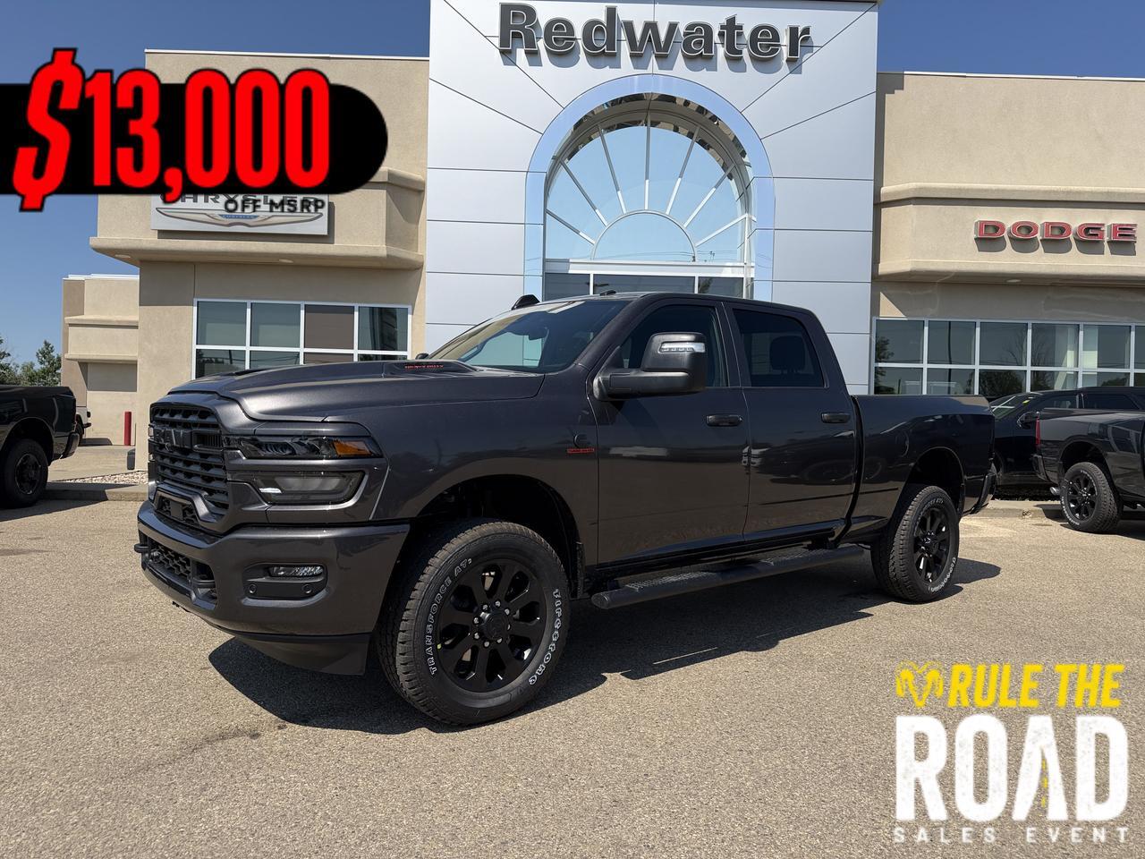2026 Ram 2500 Black Express Crew Cab 4x4 | Blackout Appearance | Touchscreen | Backup Camera | Trailer Tow Group