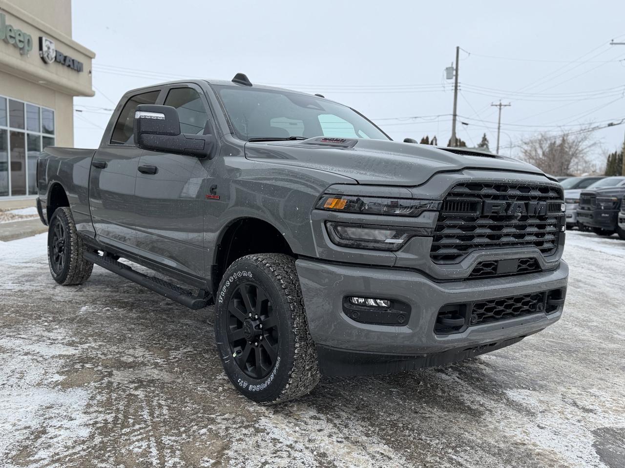 2026 Ram 2500 Black Express Crew Cab 4x4 | Cummins Diesel | NAV | Mopar Steps | Backup Camera Redwater AB