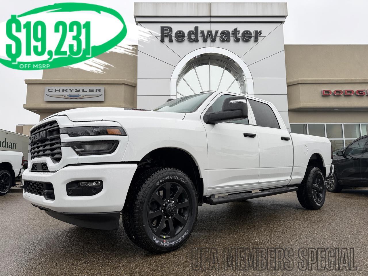 2026 Ram 2500 Black Express Crew Cab 4x4 | HEMI V8 | NAV | 20IN Black Wheels | Class V Towing