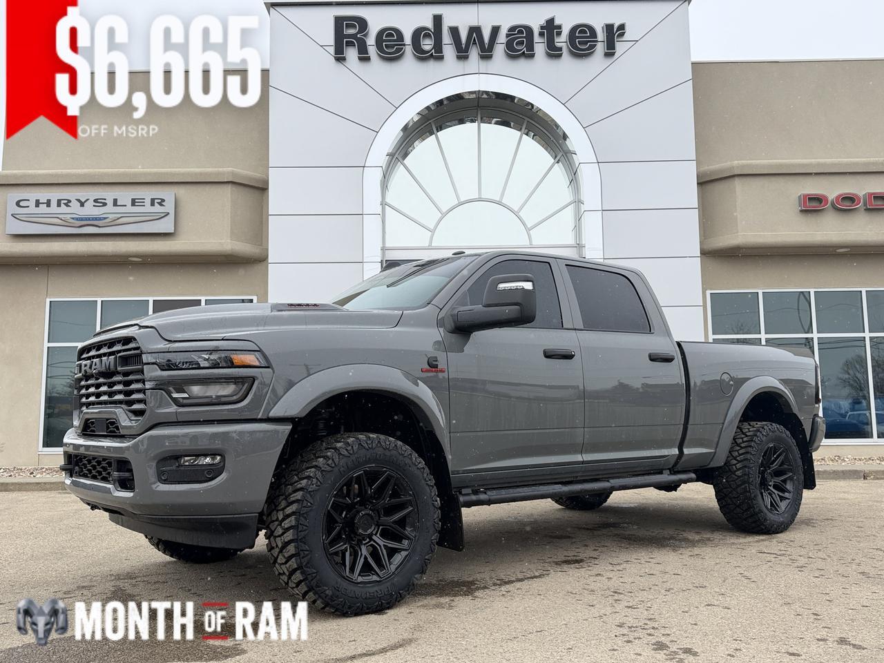 2026 Ram 2500 Black Express Crew Cab 4x4 | Rig Ready Ram | Cummins Diesel | NAV | Mopar Steps | Backup Camera