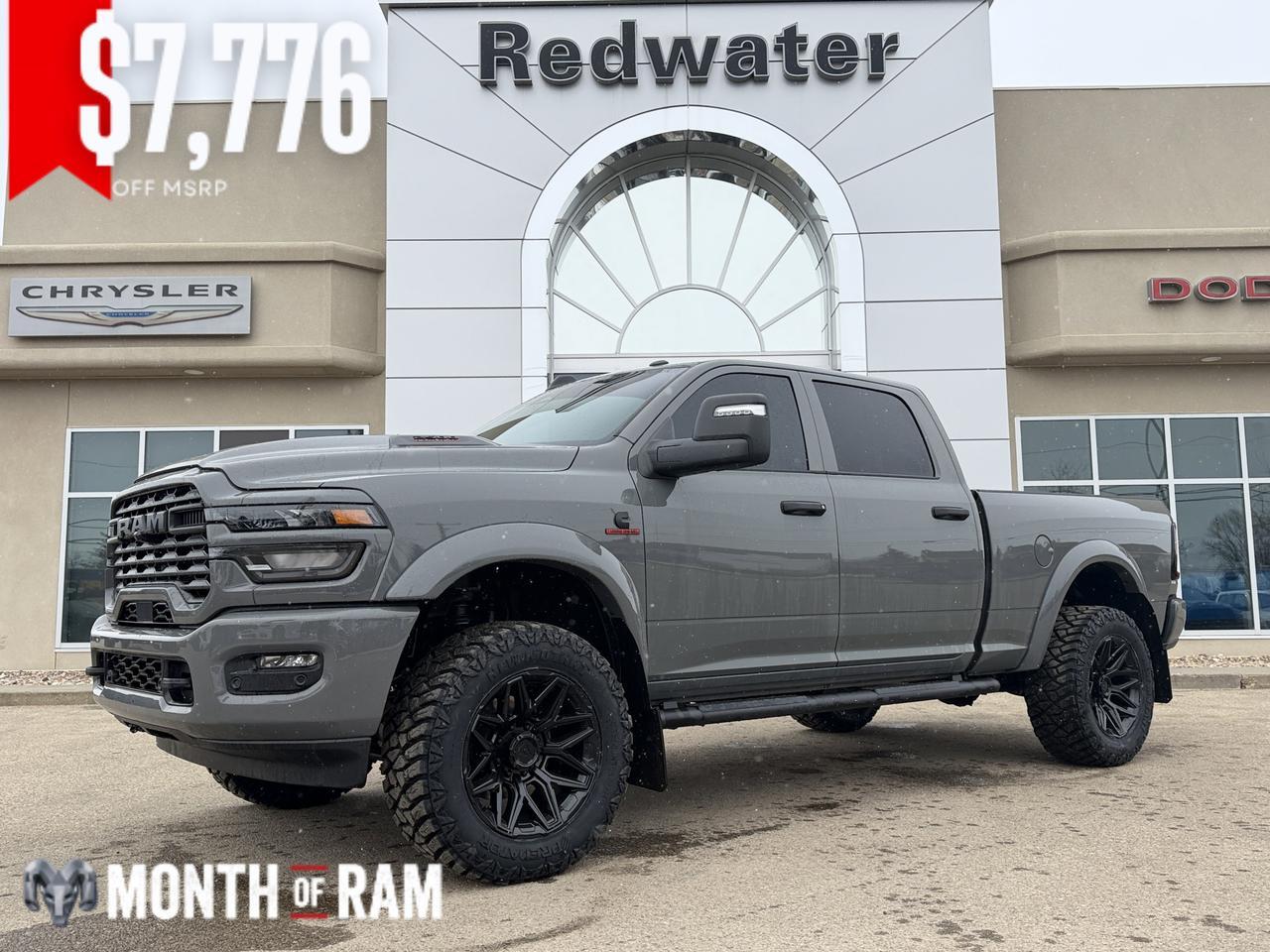 2026 Ram 2500 Black Express Crew Cab 4x4 | Rig Ready Ram | Cummins Diesel | NAV | Mopar Steps | Backup Camera