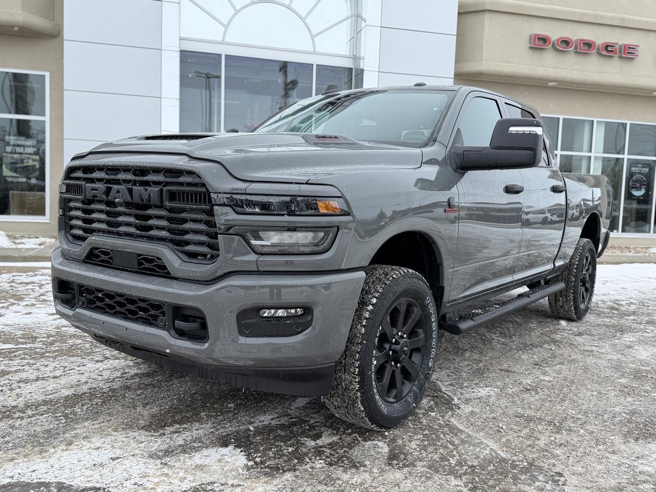 2026 Ram 2500 Black Express Crew Cab 4x4 | Rig Ready Ram | Cummins Diesel | NAV | Mopar Steps | Backup Camera Redwater AB