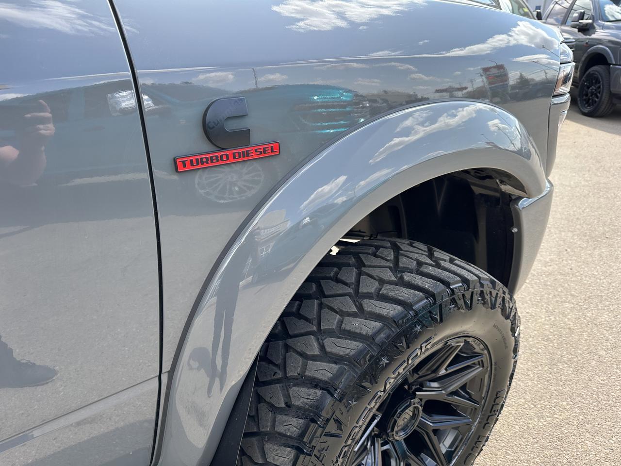 2026 Ram 2500 Black Express Crew Cab 4x4 | Rig Ready Ram | Level Kit | Fuel Wheels | Flares & Flaps | Side Steps Redwater AB