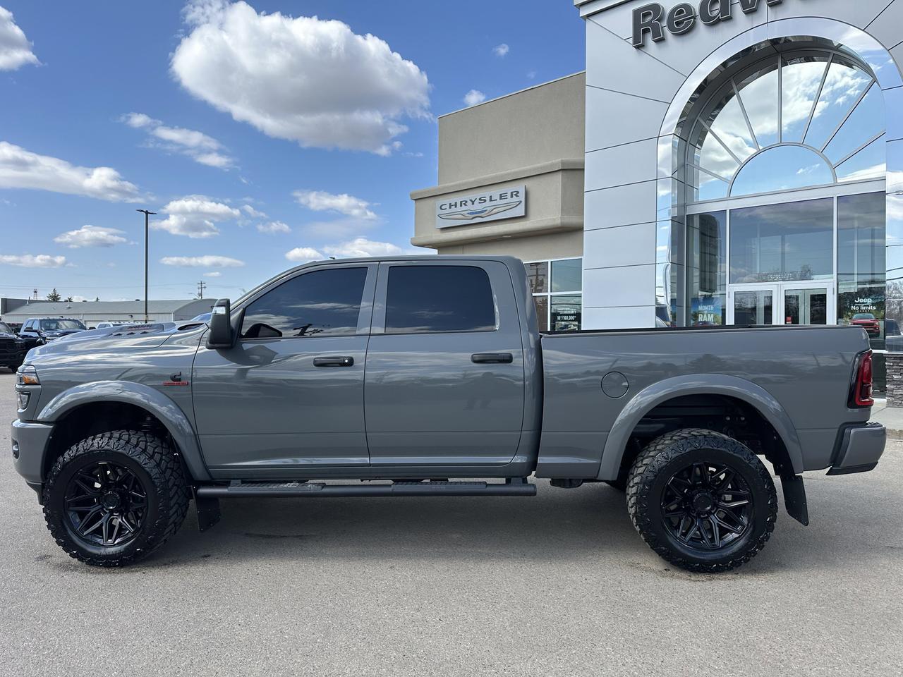2026 Ram 2500 Black Express Crew Cab 4x4 | Rig Ready Ram | Level Kit | Fuel Wheels | Flares & Flaps | Side Steps Redwater AB