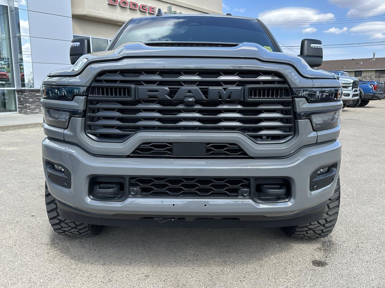 2026 Ram 2500 Black Express Crew Cab 4x4 | Rig Ready Ram | Level Kit | Fuel Wheels | Flares & Flaps | Side Steps Redwater AB