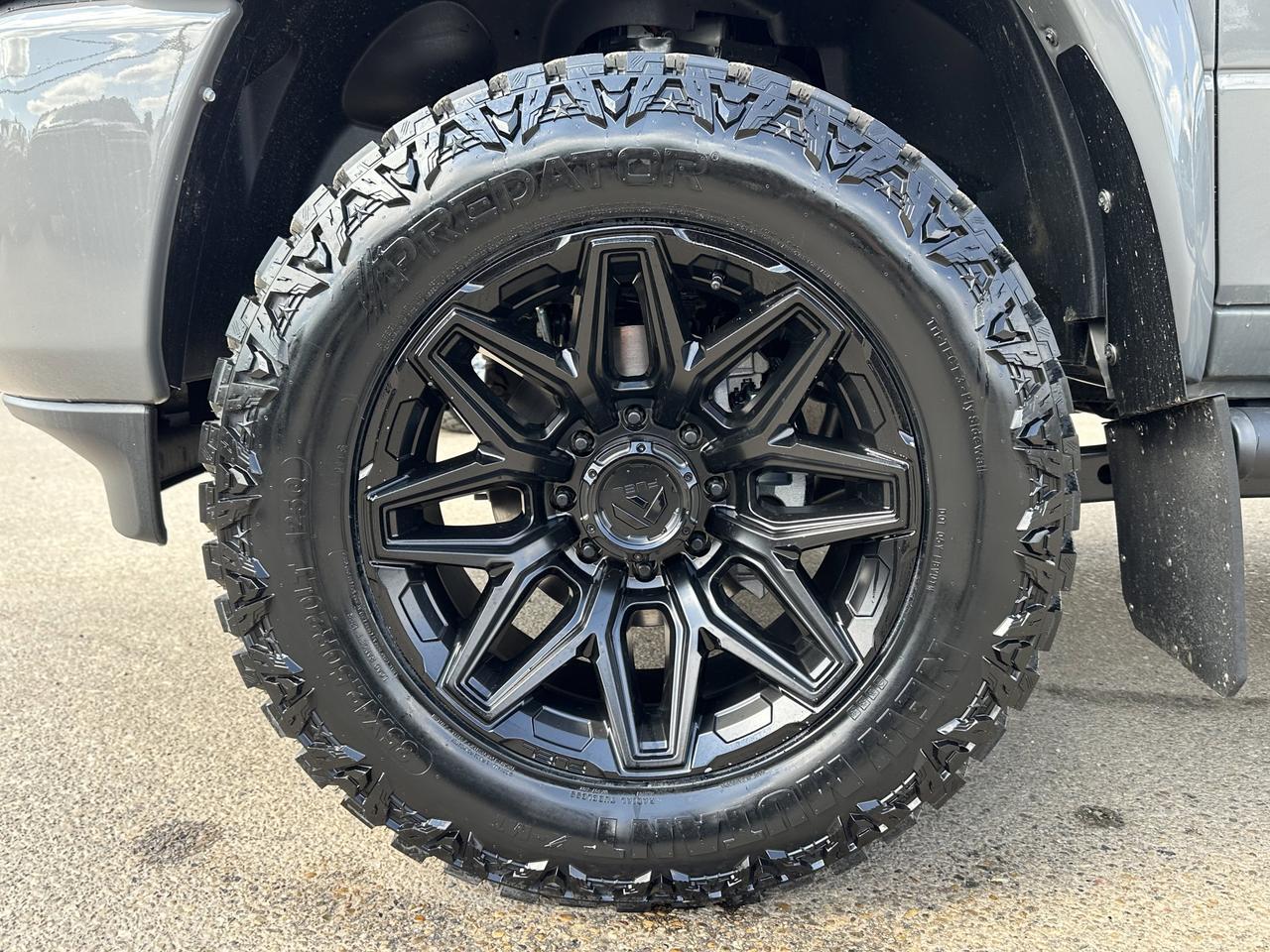 2026 Ram 2500 Black Express Crew Cab 4x4 | Rig Ready Ram | Level Kit | Fuel Wheels | Flares & Flaps | Side Steps Redwater AB
