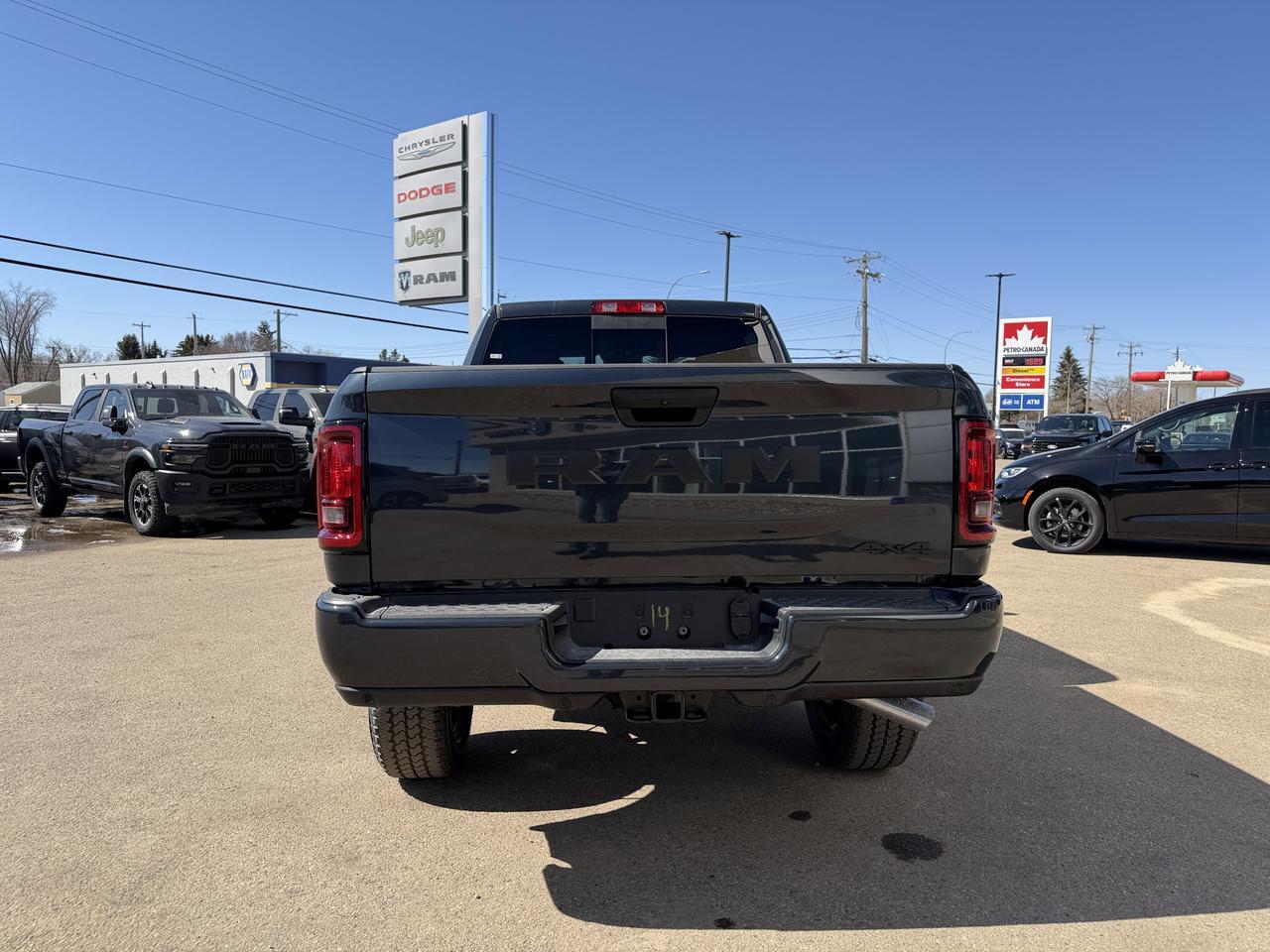 2026 Ram 2500 Black Express Crew Cab 4x4 | V8 HEMI | 12IN NAV | 20IN Black Wheels | Mopar Tubular Steps Redwater AB