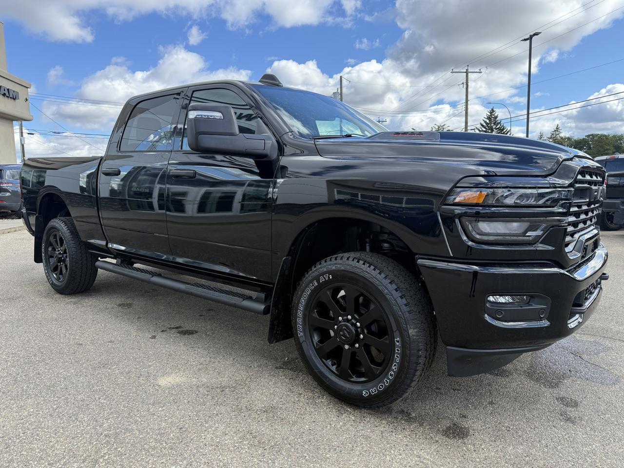 2026 Ram 2500 Black Express Crew Cab 4x4 | V8 HEMI | Black Cloth Interior | 20IN Black Wheels | Sport Hood Redwater AB