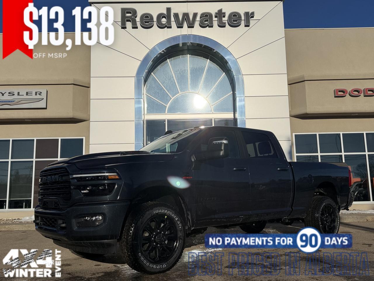 2026 Ram 2500 Laramie Crew Cab 4x4 | Cummins Diesel | Forged Blue | NAV | Heated Seats | Remote Start | Leather