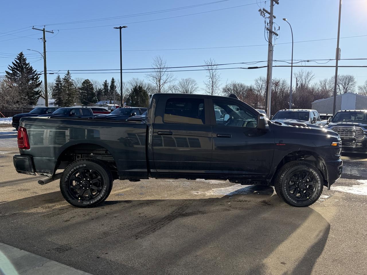 2026 Ram 2500 Laramie Crew Cab 4x4 | Cummins Diesel | Forged Blue | NAV | Heated Seats | Remote Start | Leather Redwater AB