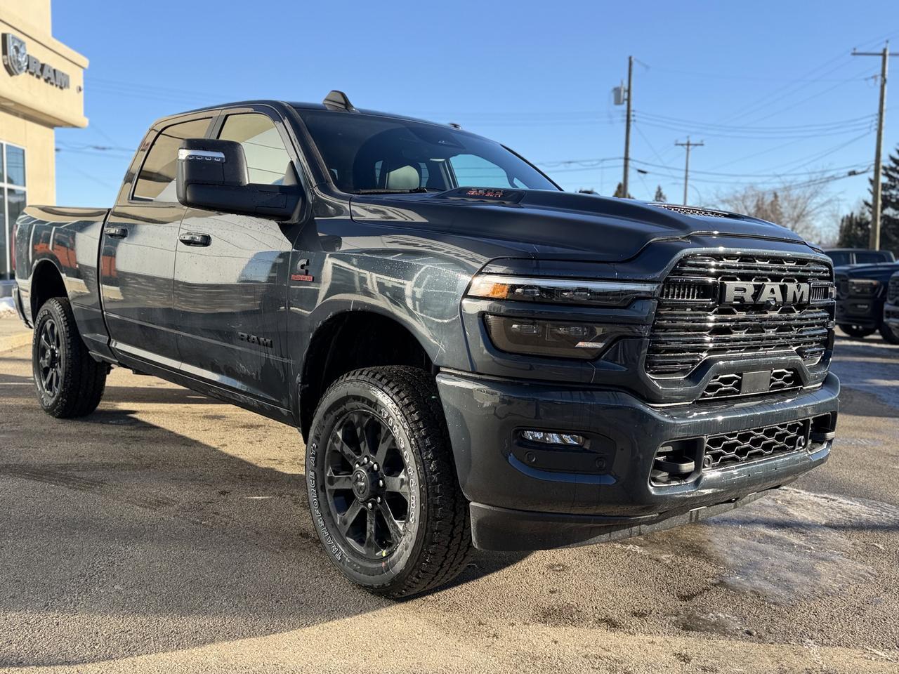 2026 Ram 2500 Laramie Crew Cab 4x4 | Cummins Diesel | Forged Blue | NAV | Heated Seats | Remote Start | Leather Redwater AB