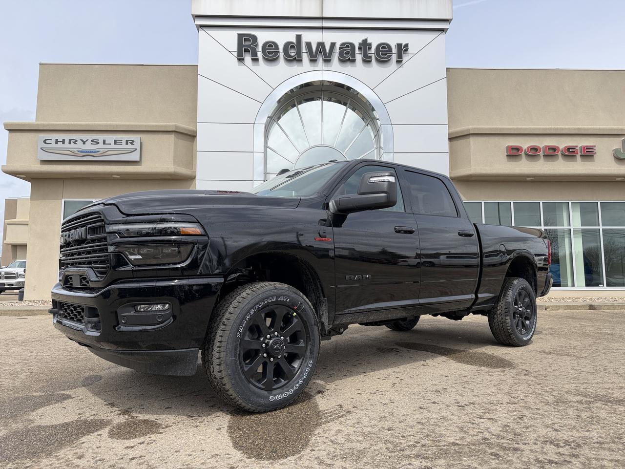 2026 Ram 2500 Laramie Crew Cab 4x4 | Cummins Diesel | Night Edition | 12IN Display | NAV | Leather Heated Seats