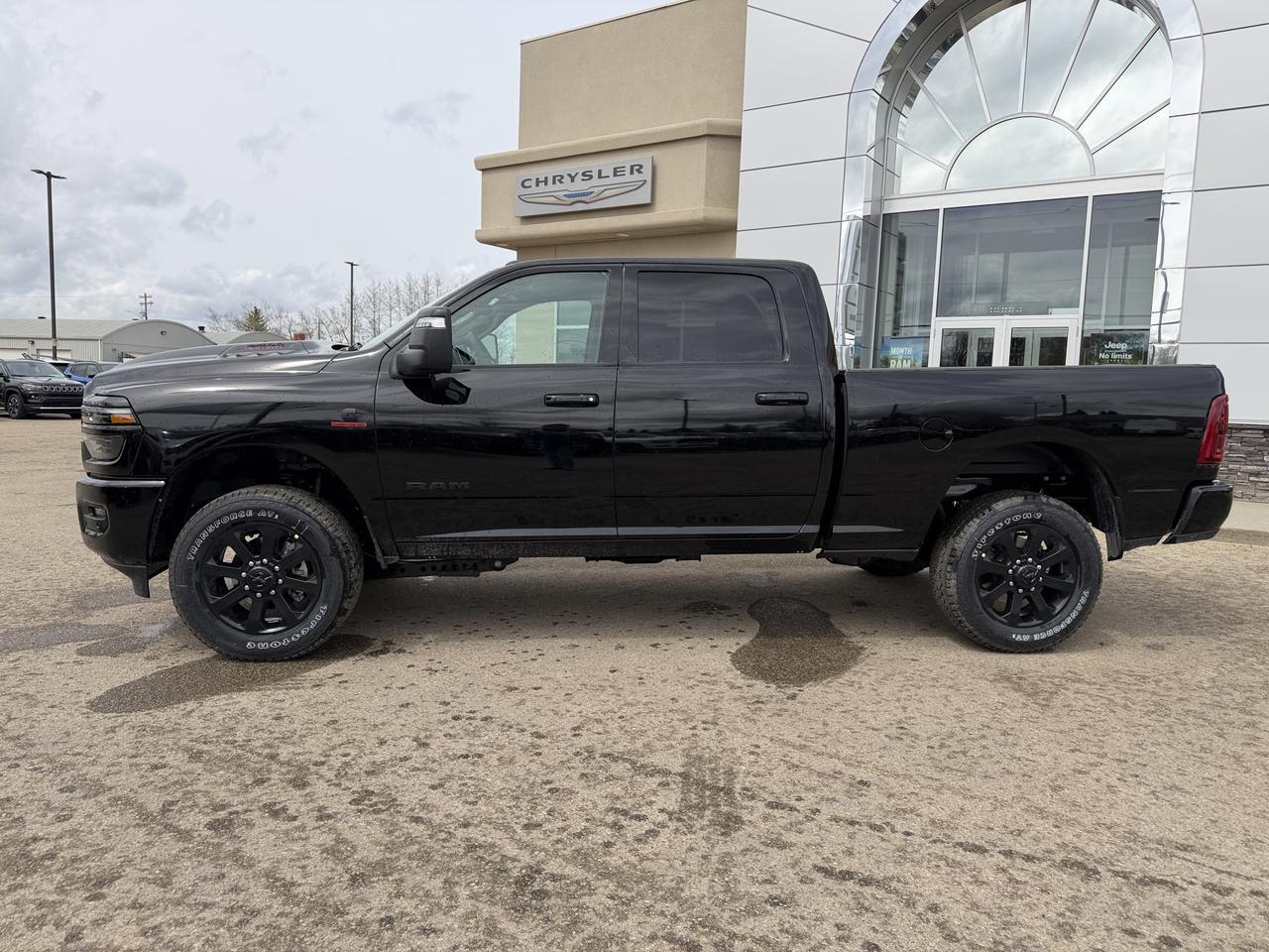 2026 Ram 2500 Laramie Crew Cab 4x4 | Cummins Diesel | Night Edition | 12IN Display | NAV | Leather Heated Seats Redwater AB