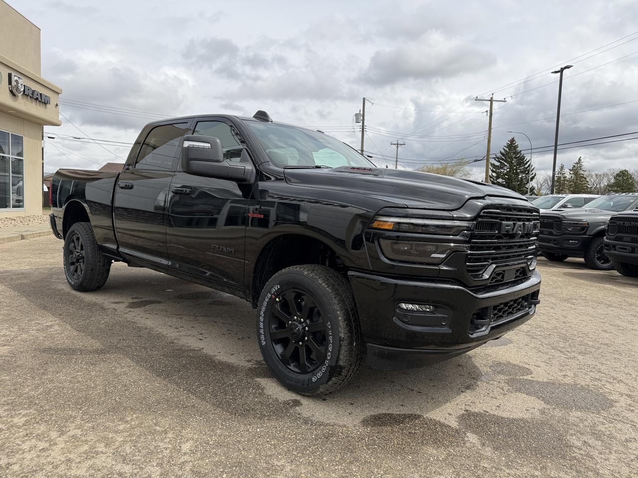 2026 Ram 2500 Laramie Crew Cab 4x4 | Cummins Diesel | Night Edition | 12IN Display | NAV | Leather Heated Seats Redwater AB