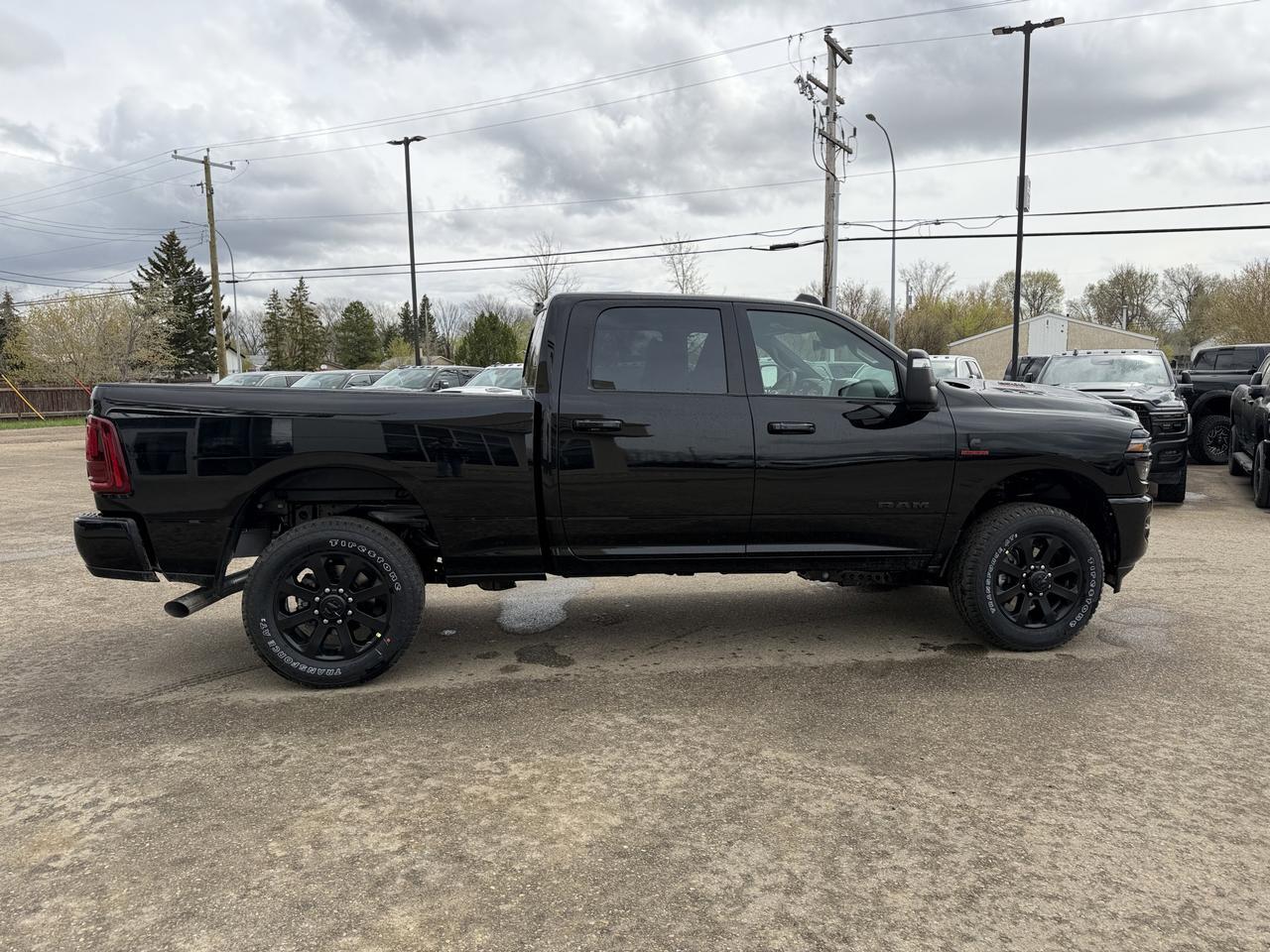 2026 Ram 2500 Laramie Crew Cab 4x4 | Cummins Diesel | Night Edition | 12IN Display | NAV | Leather Heated Seats Redwater AB