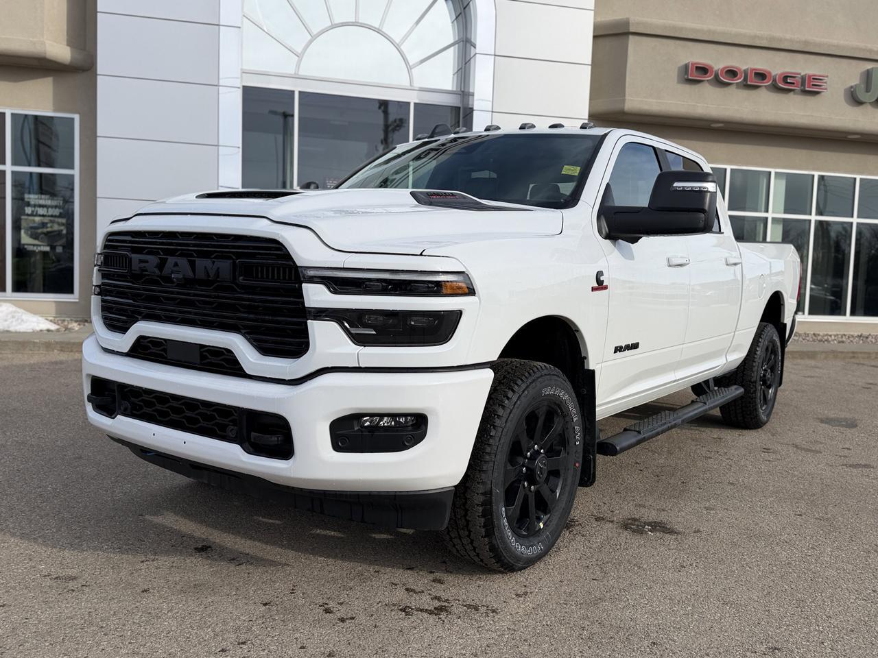 2026 Ram 2500 Laramie Crew Cab 4x4 | Cummins HO Turbo Diesel | Night Edition | Power Sunroof | 12IN NAV Redwater AB