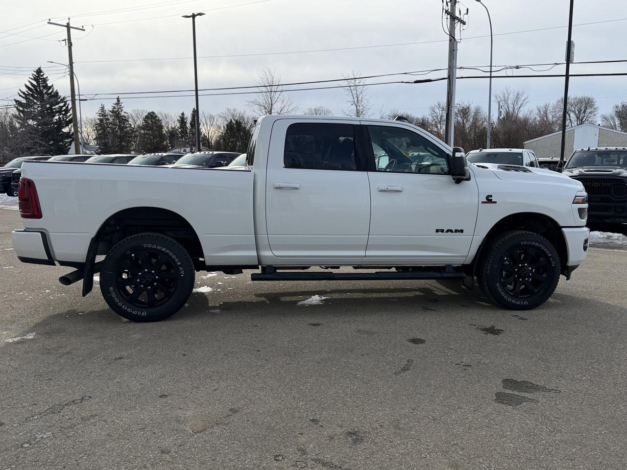 2026 Ram 2500 Laramie Crew Cab 4x4 | Cummins HO Turbo Diesel | Night Edition | Power Sunroof | 12IN NAV Redwater AB