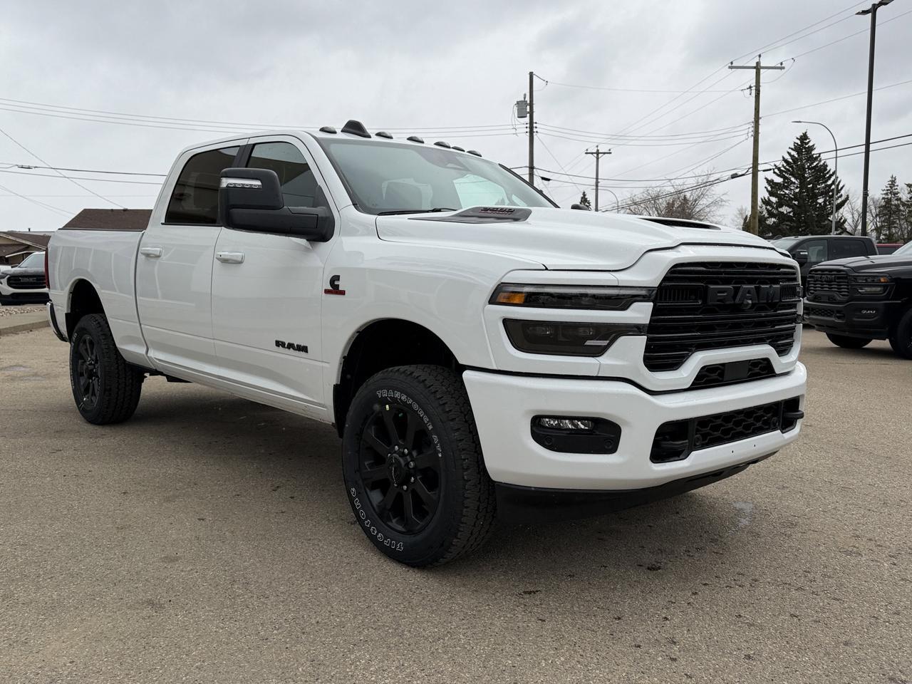 2026 Ram 2500 Laramie Crew Cab 4x4 | Night Edition | Cummins Diesel | Power Sunroof | NAV | Leather Heated Seats Redwater AB