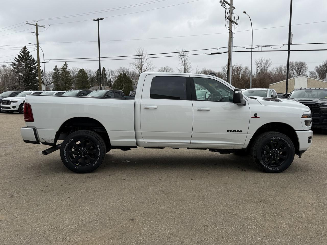 2026 Ram 2500 Laramie Crew Cab 4x4 | Night Edition | Cummins Diesel | Power Sunroof | NAV | Leather Heated Seats Redwater AB