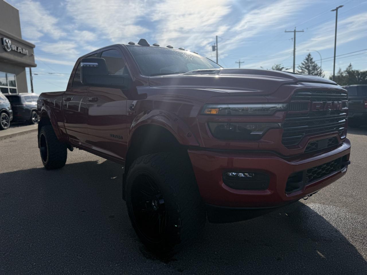 2026 Ram 2500 Laramie Crew Cab 4x4 | Rig Ready Ram | DEADPOOL 8.0 | 3" Level Kit | 22" Wheels | 35" Tires Redwater AB