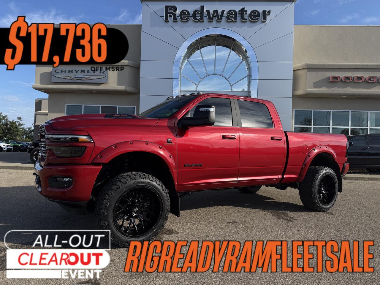 2026 Ram 2500 Laramie Crew Cab 4x4 | Rig Ready Ram | DEADPOOL 8.0 | 3" Level Kit | 22" Wheels | 35" Tires