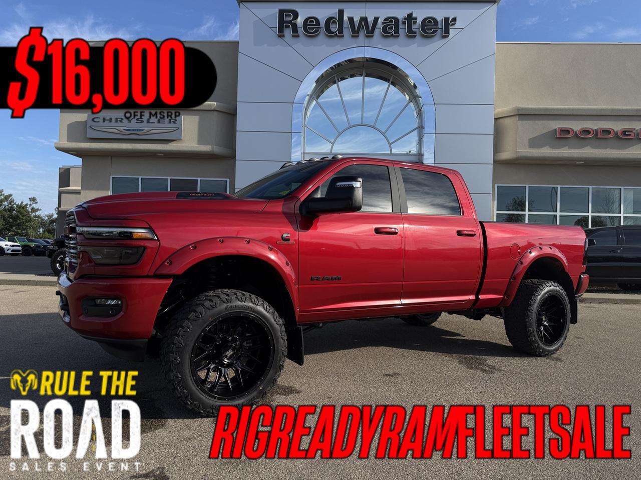 2026 Ram 2500 Laramie Crew Cab 4x4 | Rig Ready Ram | DEADPOOL 8.0 | 3" Level Kit | 22" Wheels | 35" Tires