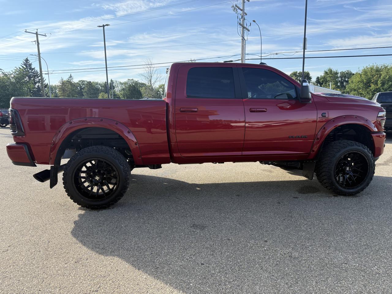 2026 Ram 2500 Laramie Crew Cab 4x4 | Rig Ready Ram | DEADPOOL 8.0 | 3" Level Kit | 22" Wheels | 35" Tires Redwater AB
