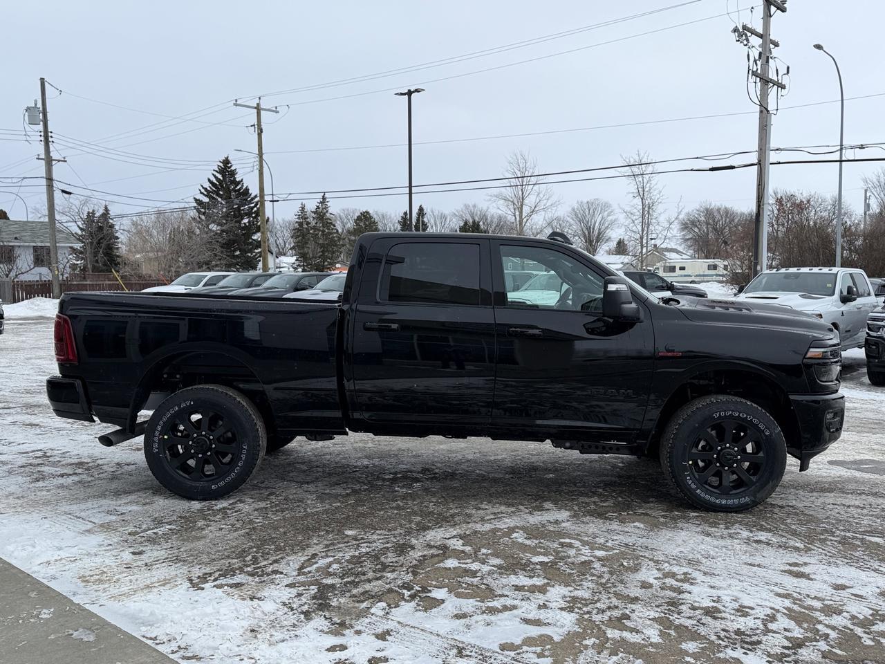 2026 Ram 2500 Laramie Night Edition Crew Cab 4x4 | Cummins Diesel | Sunroof | 12IN Display | NAV | 5th Wheel Prep Redwater AB