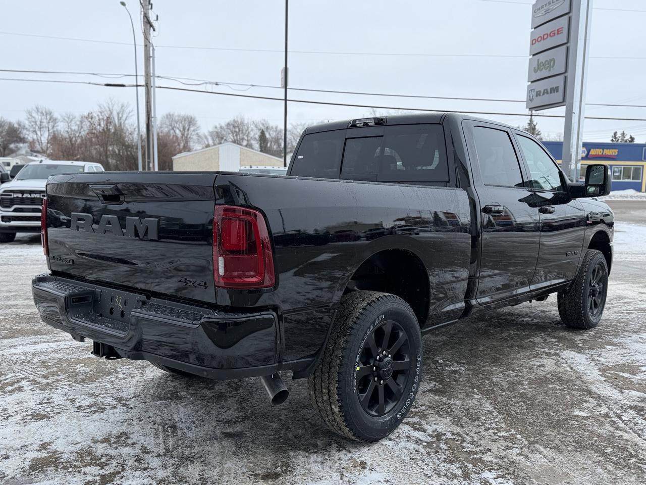 2026 Ram 2500 Laramie Night Edition Crew Cab 4x4 | Cummins Diesel | Sunroof | 12IN Display | NAV | 5th Wheel Prep Redwater AB