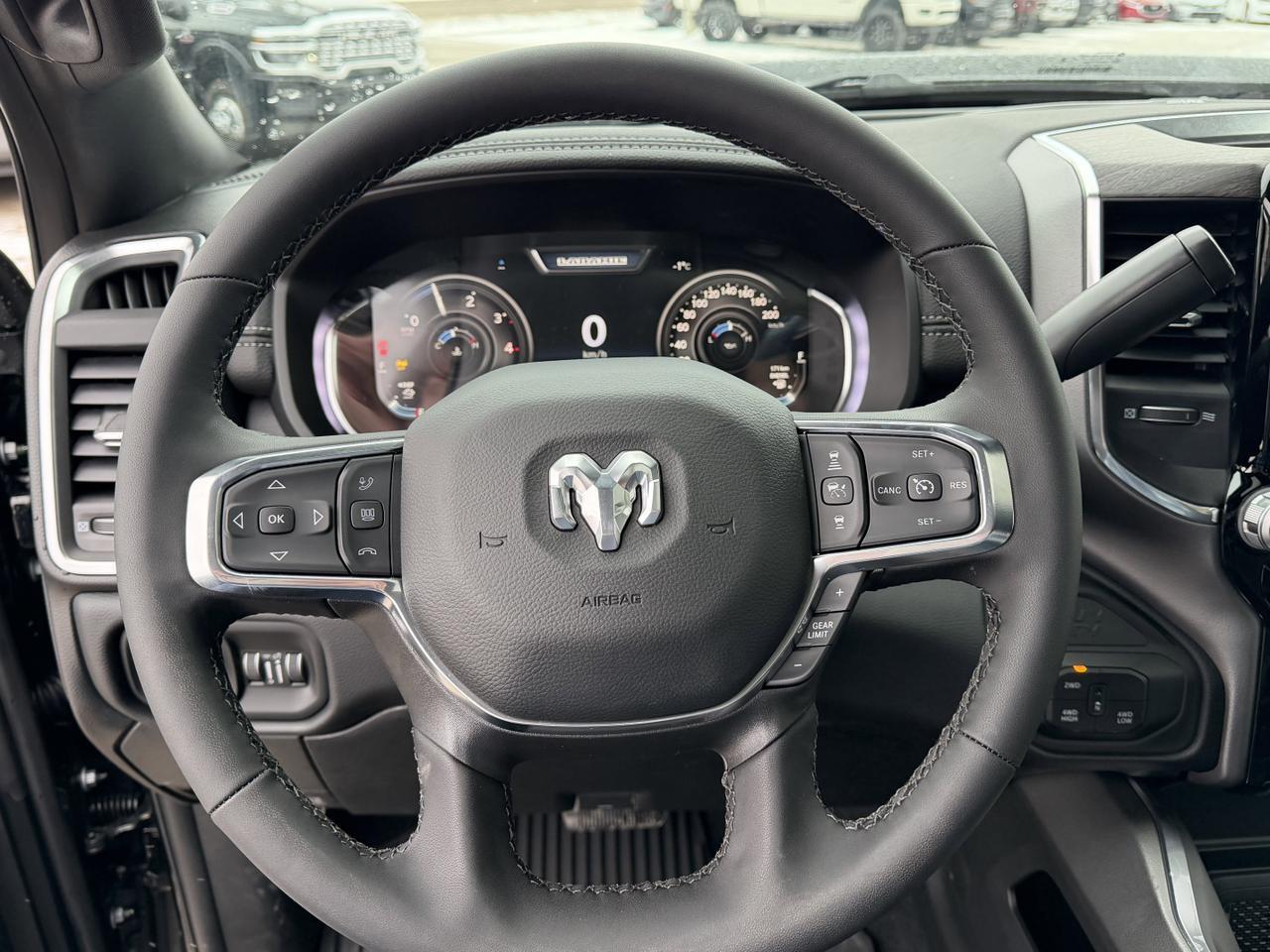 2026 Ram 2500 Laramie Night Edition Crew Cab 4x4 | Cummins Diesel | Sunroof | 12IN Display | NAV | 5th Wheel Prep Redwater AB