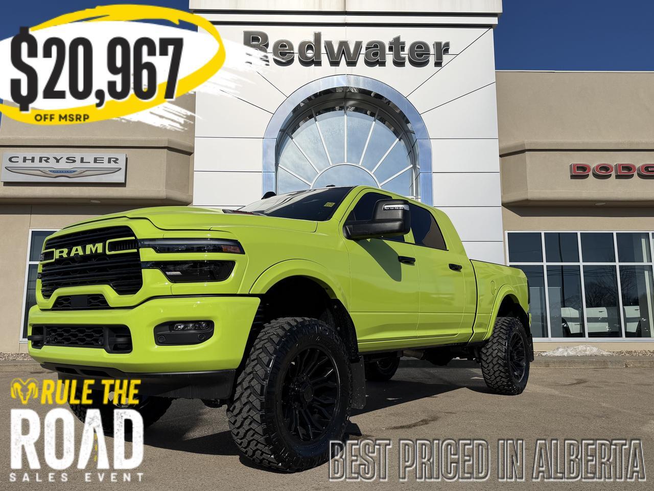 2026 Ram 2500 Laramie Night Edition Mega Cab 4x4 | Rig Ready Ram  | GiFLer | Custom Wrap | 5" Lift | Loaded