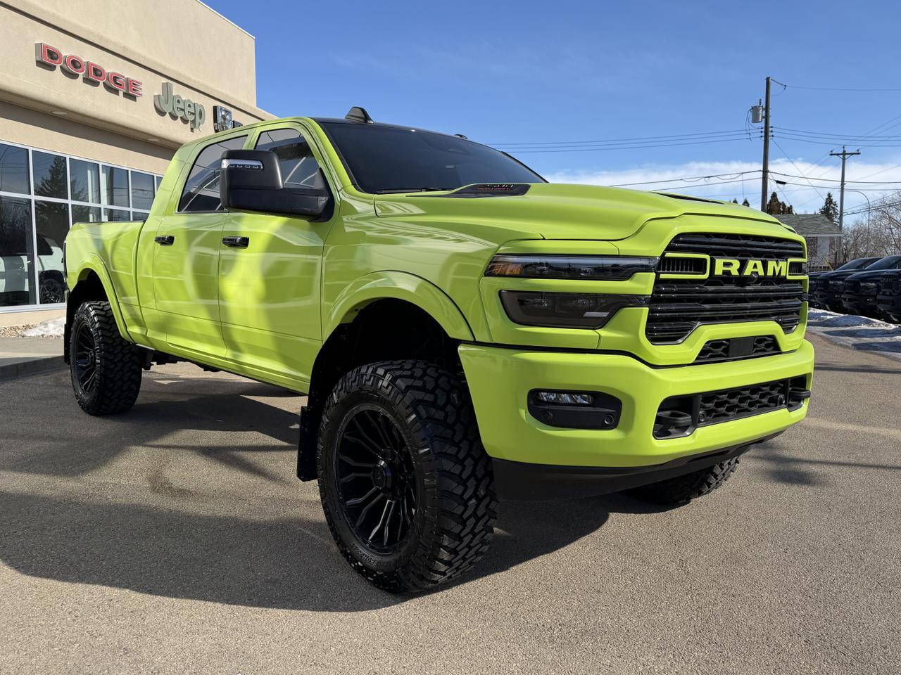 2026 Ram 2500 Laramie Night Edition Mega Cab 4x4 | Rig Ready Ram  | GiFLer | Custom Wrap | 5" Lift | Loaded Redwater AB