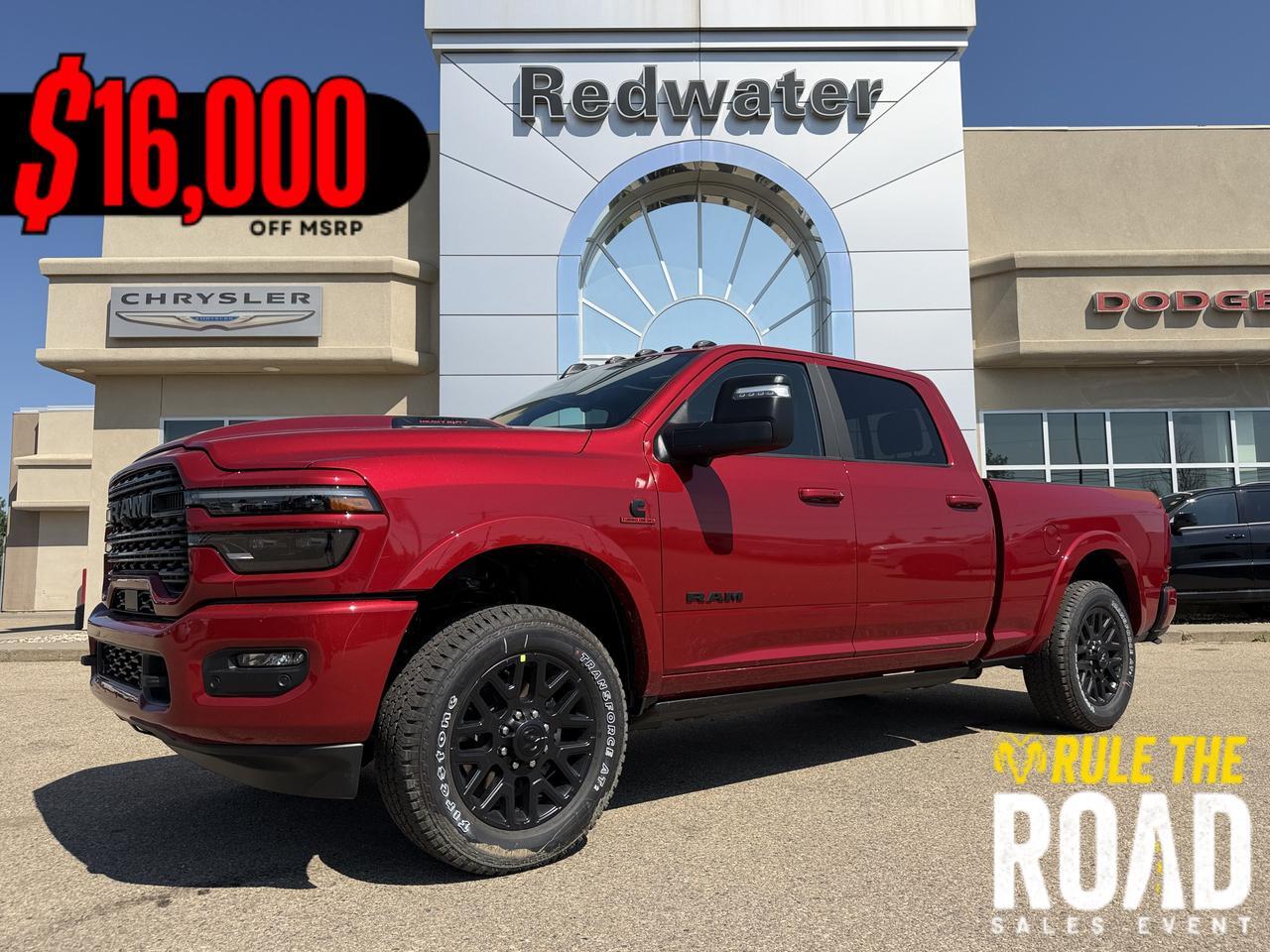 2026 Ram 2500 Limited Crew Cab 4x4 | Cummins Turbo Diesel | Premium Leather | 12IN Display | NAV | Trailer Tow Pkg