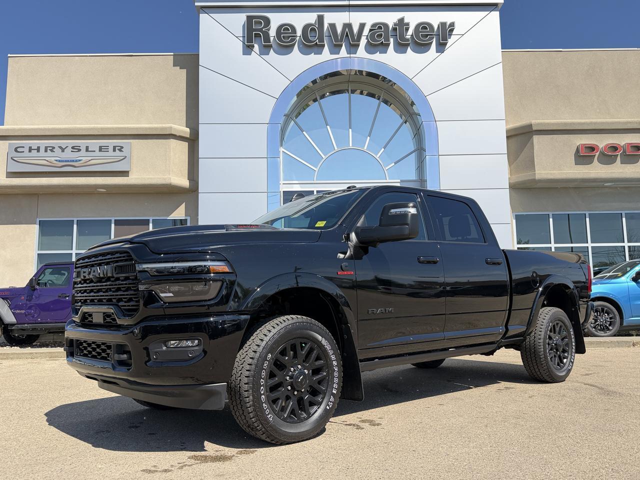 2026 Ram 2500 Limited Crew Cab 4x4 | Low KMs | Cummins Diesel | Power Sunroof | Leather | NAV | Heated Vented Seat