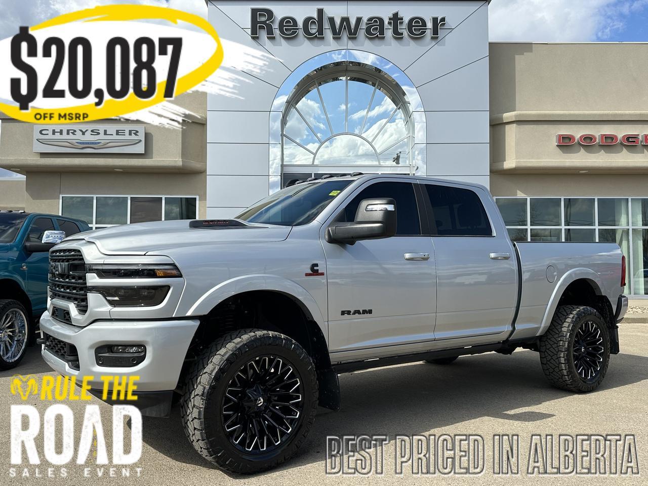 2026 Ram 2500 Limited Crew Cab 4x4 | RIG READY RAM | BDS Lift | Fuel Wheels | 5th Wheel Prep | 360 Camera |