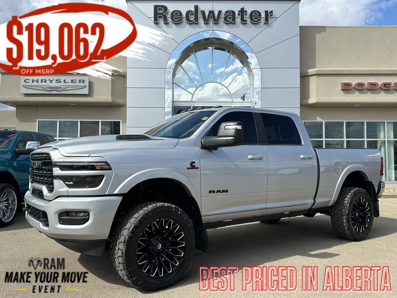 2026 Ram 2500 Limited Crew Cab 4x4 | RIG READY RAM | BDS Lift | Fuel Wheels | 5th Wheel Prep | 360 Camera |