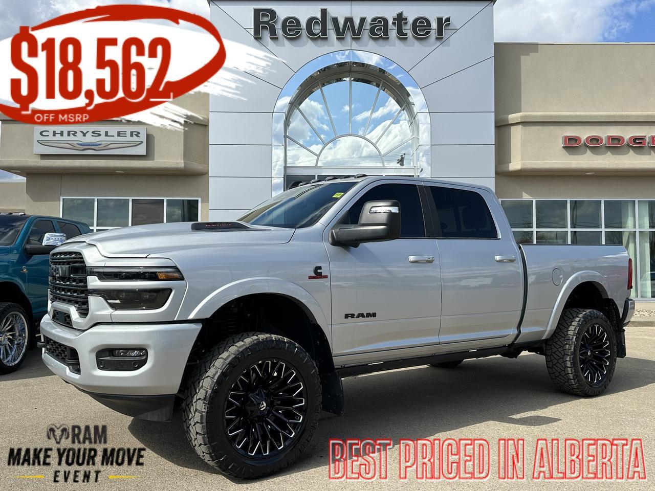 2026 Ram 2500 Limited Crew Cab 4x4 | RIG READY RAM | BDS Lift | Fuel Wheels | 5th Wheel Prep | 360 Camera |