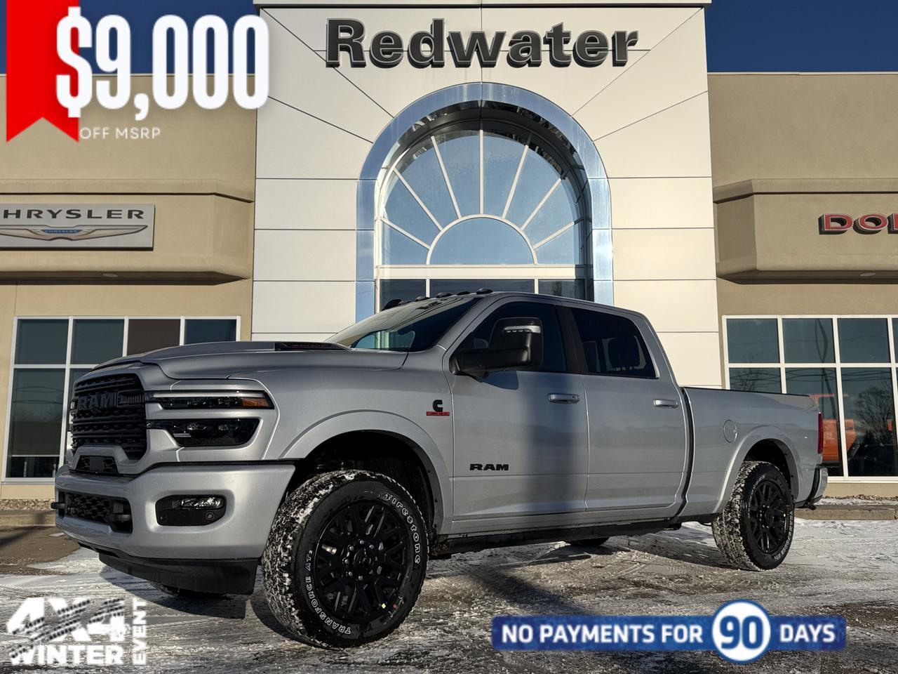 2026 Ram 2500 Limited Crew Cab 4x4 | Rig Ready RAM | Cummins Diesel | NAV | Heated Seats | Remote Start | Backup C