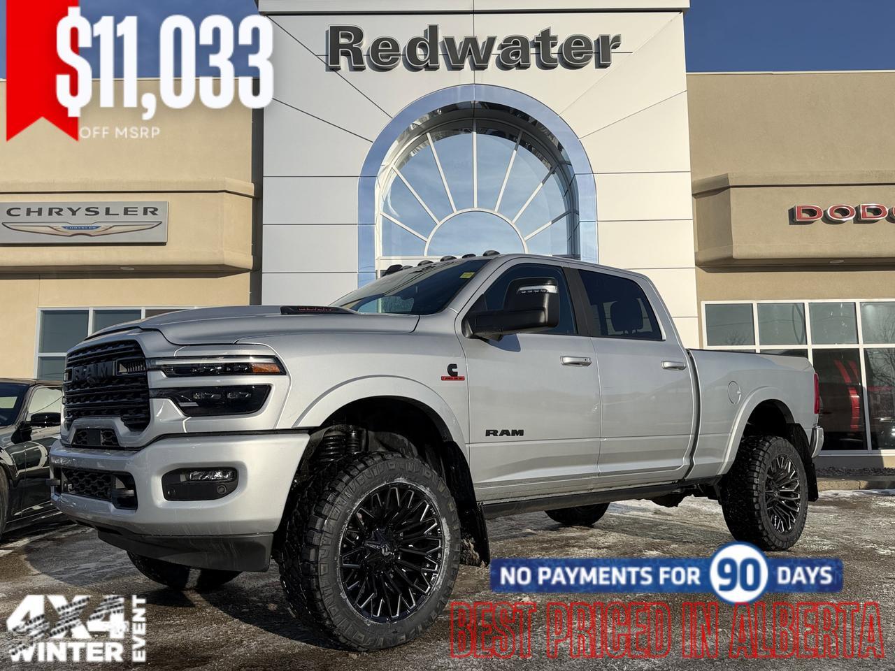 2026 Ram 2500 Limited Crew Cab 4x4 | Rig Ready RAM | Cummins Diesel | NAV | Heated Seats | Remote Start | Backup C
