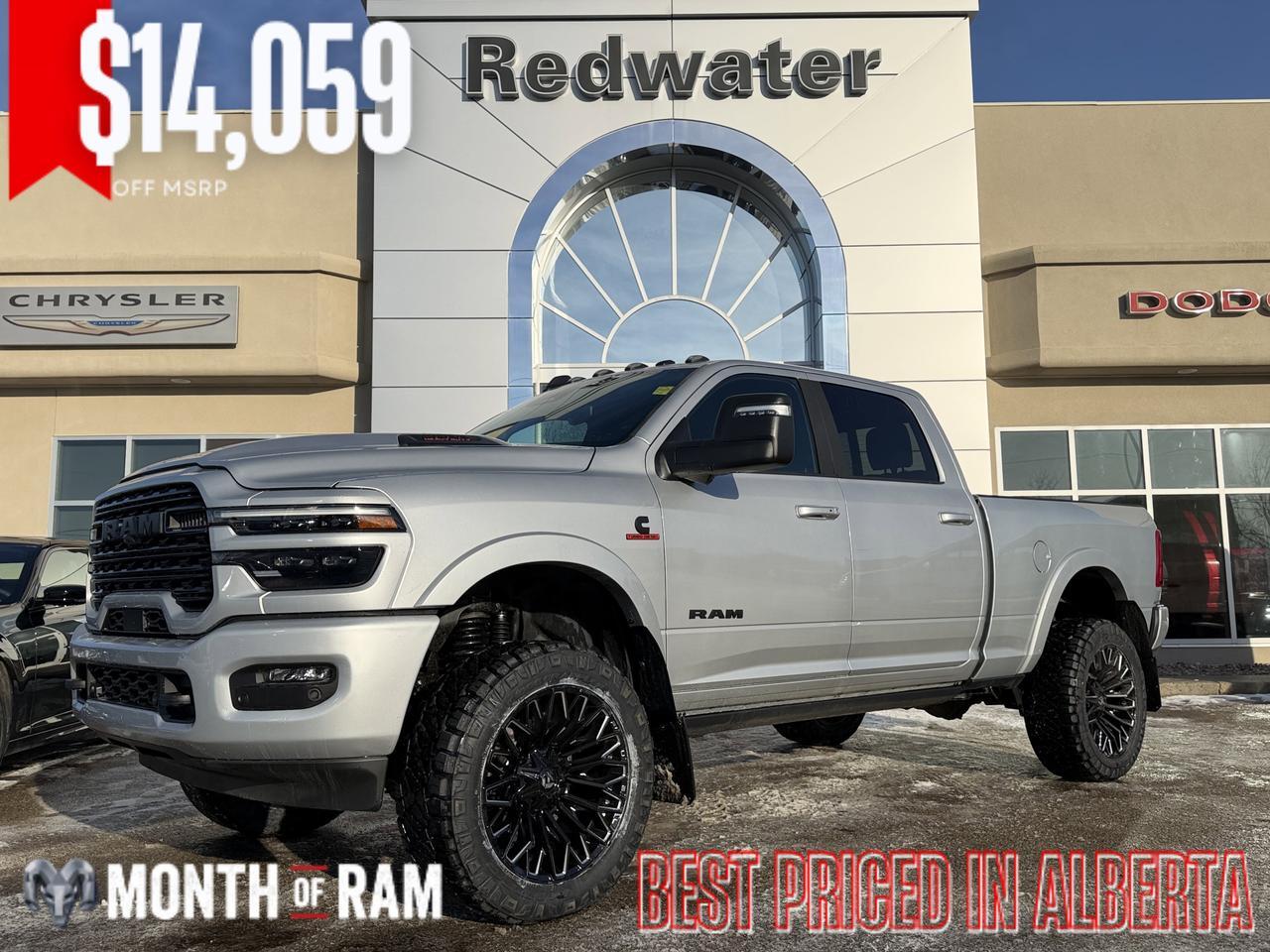 2026 Ram 2500 Limited Crew Cab 4x4 | Rig Ready RAM | Cummins Diesel | NAV | Heated Seats | Remote Start | Backup C
