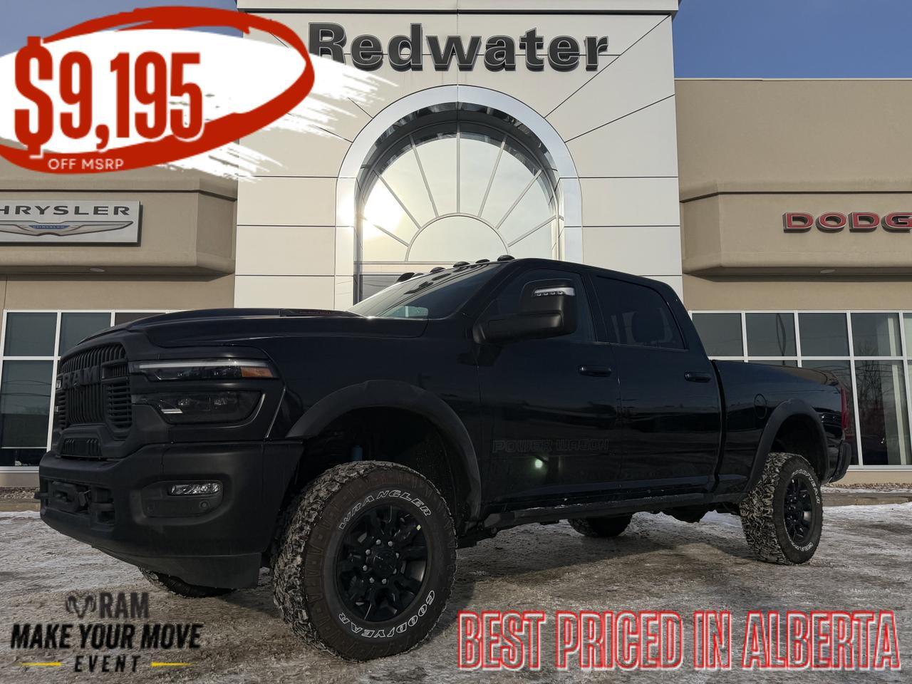2026 Ram 2500 Power Wagon Crew Cab 4x4 | HEMI V8 | Leather | NAV | Heated Seats | Remote Start | Backup Camera