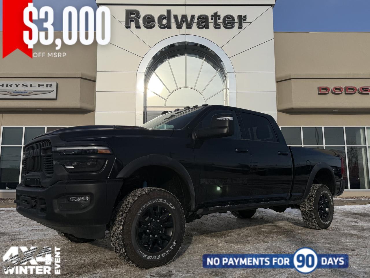 2026 Ram 2500 Power Wagon Crew Cab 4x4 | HEMI V8 | Leather | NAV | Heated Seats | Remote Start | Backup Camera