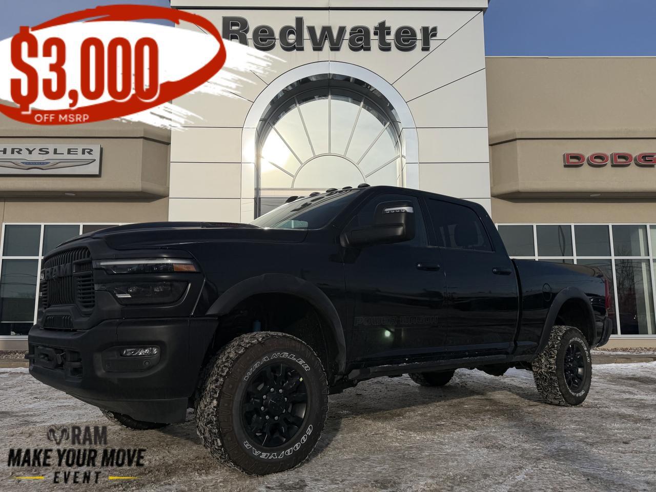 2026 Ram 2500 Power Wagon Crew Cab 4x4 | HEMI V8 | Leather | NAV | Heated Seats | Remote Start | Backup Camera