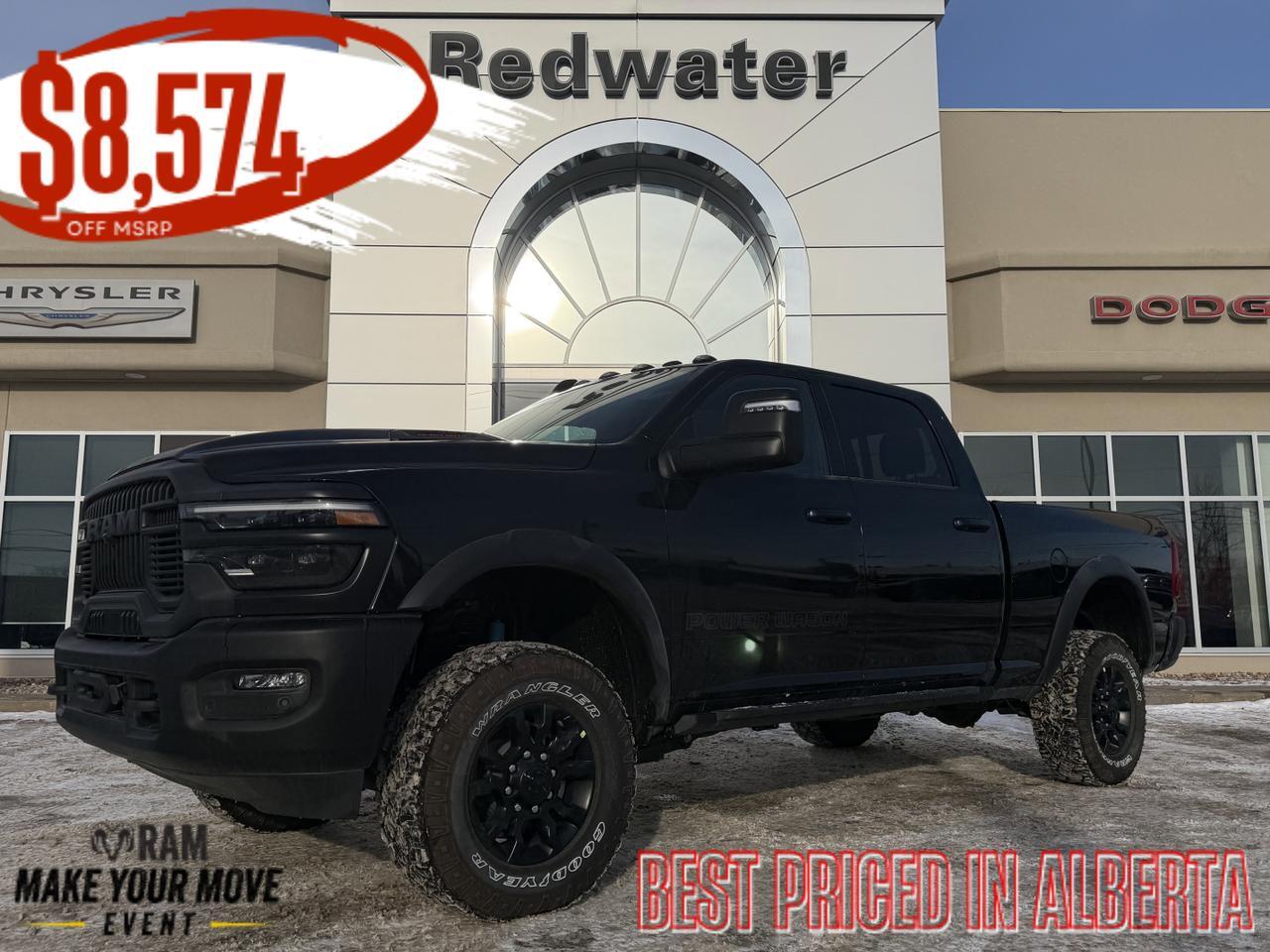 2026 Ram 2500 Power Wagon Crew Cab 4x4 | HEMI V8 | Leather | NAV | Heated Seats | Remote Start | Backup Camera