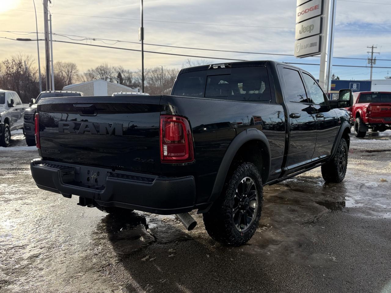 2026 Ram 2500 Rebel Crew Cab 4x4 | Cummins Diesel | 33IN AT Tires | Electronic Locking Rear Axle | Skid Plates Redwater AB