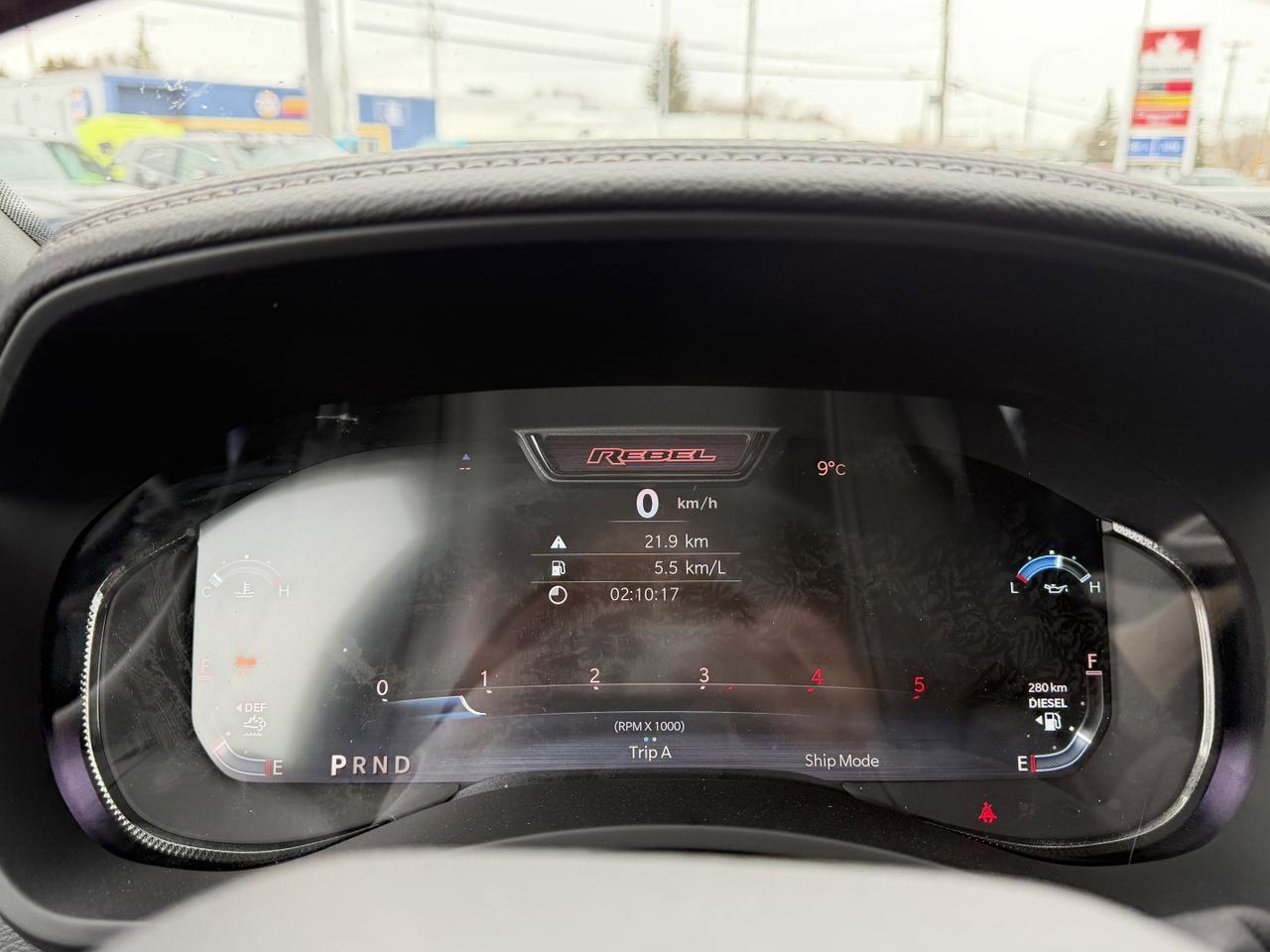 2026 Ram 2500 Rebel Crew Cab 4x4 | Cummins Diesel | Leather | Sunroof | NAV | Heated Vented Seats | 33IN AT Tires Redwater AB